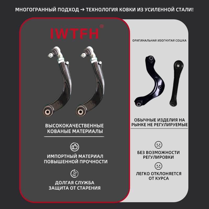 Регулируемый рычаг подвески/угла развала для Honda Odyssey