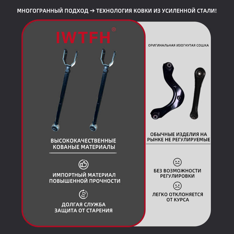 Регулируемый рычаг подвески/угла развала для Toyota Camry/Lexus ES Series