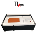 Лазерный гравировально-резный станок CO2-3020 оранжево-белый -