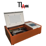 Лазерный гравировально-резный станок CO2-3020 оранжево-белый -