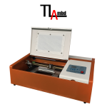 Лазерный гравировально-резный станок CO2-3020 оранжево-белый -