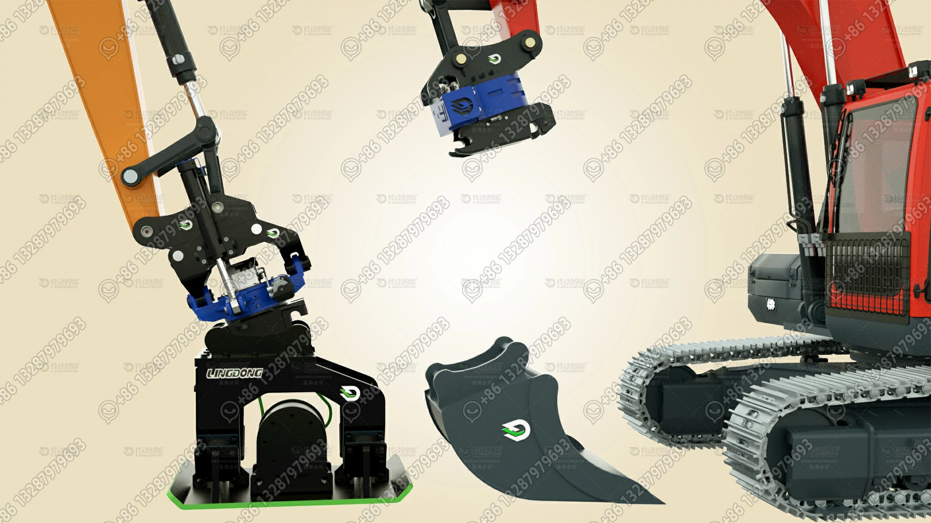 china-Lingdong-Tiltrotator-&-Rotating-Quick-Coupler-Tools-Compatibility-2