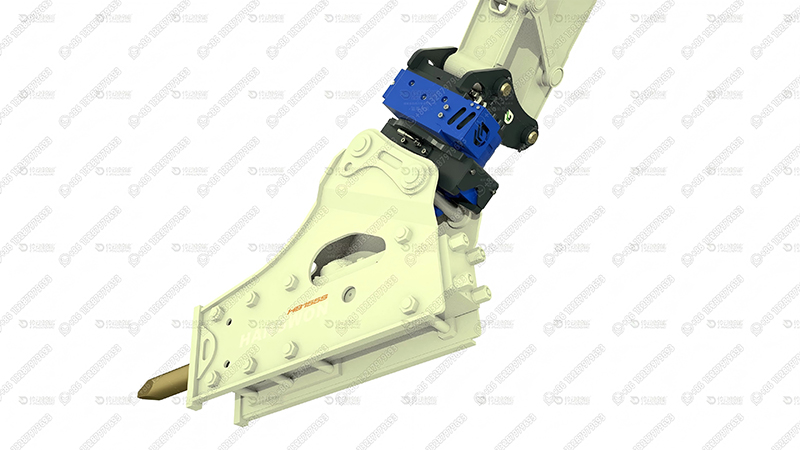 china-lingdong-Rotating-Quick Coupler-for-4-9-ton-excavator-with-breaker-Special-rotation-angle-1