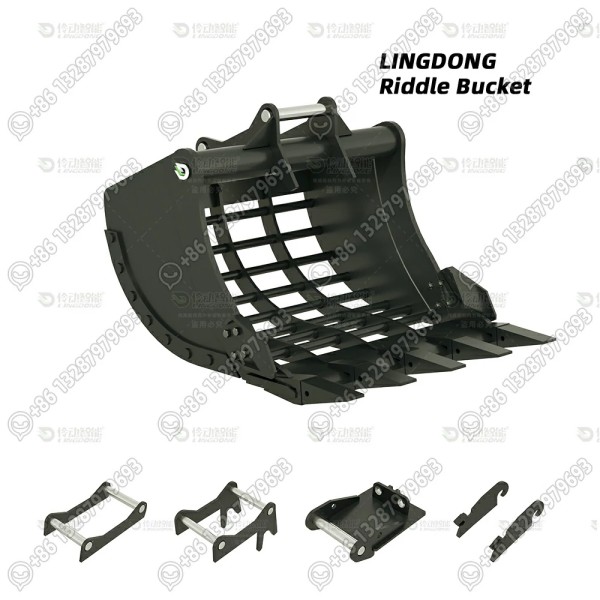 首图china-Lingdong-Riddle-Bucket-High-Efficiency-Sorting-with-Tiltrotator-for-excavator-1