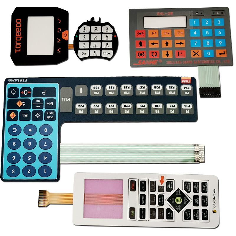 Настройка мембранного переключателя промышленного оборудования управления