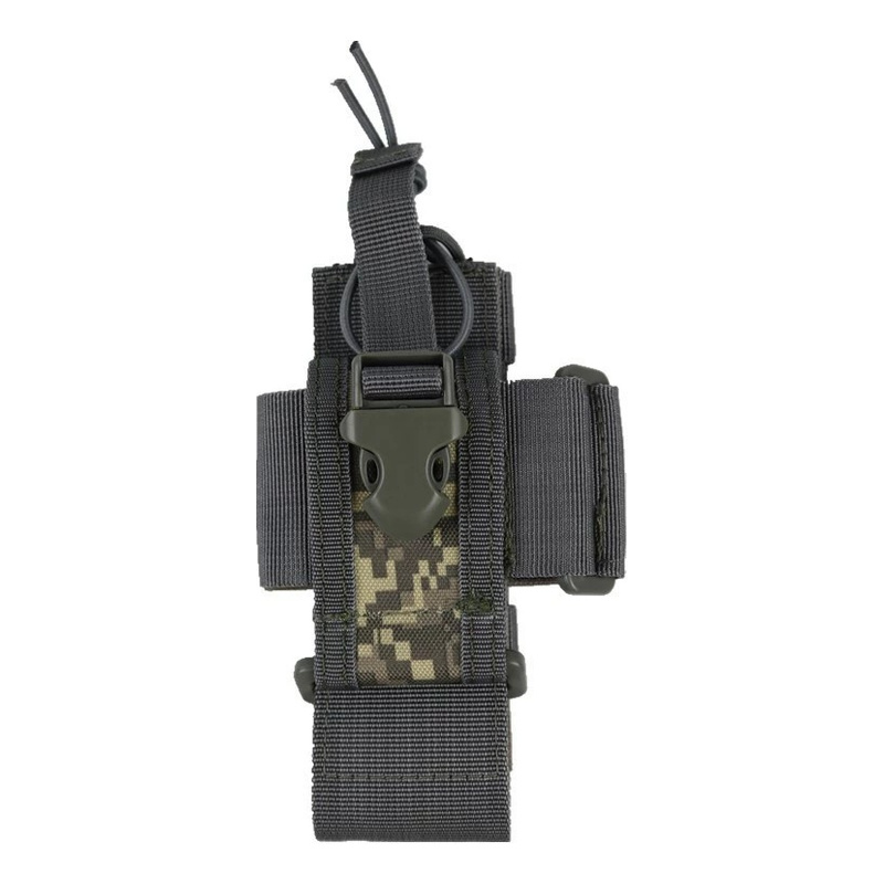 Тактический подсумок-кобура для рации MOLLE DJ01 — регулируемый держатель-чехол для раций Baofeng, Motorola, Kenwood, на пояс и набедренный, 8 расцветок