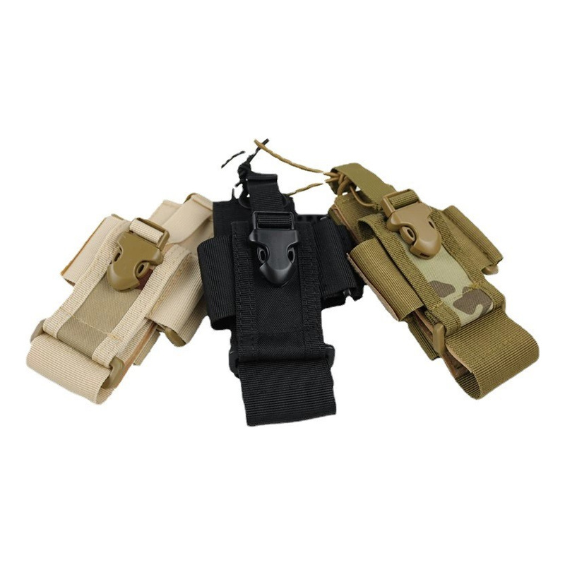 Тактический подсумок-кобура для рации MOLLE DJ01 — регулируемый держатель-чехол для раций Baofeng, Motorola, Kenwood, на пояс и набедренный, 8 расцветок