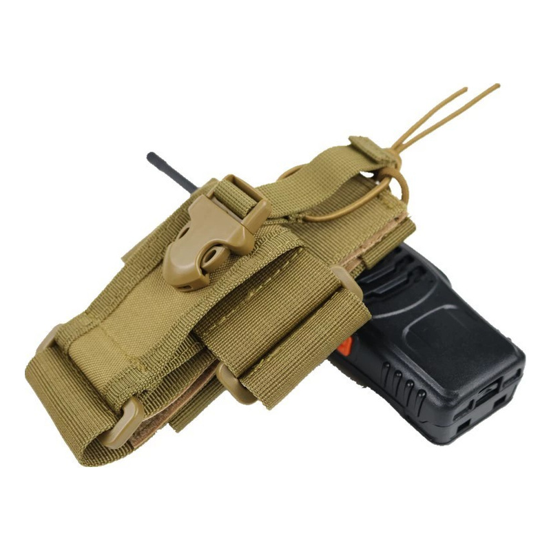 Тактический подсумок-кобура для рации MOLLE DJ01 — регулируемый держатель-чехол для раций Baofeng, Motorola, Kenwood, на пояс и набедренный, 8 расцветок