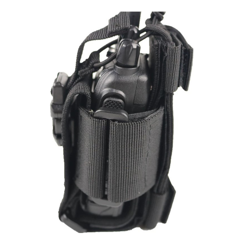 Тактический подсумок-кобура для рации MOLLE DJ01 — регулируемый держатель-чехол для раций Baofeng, Motorola, Kenwood, на пояс и набедренный, 8 расцветок