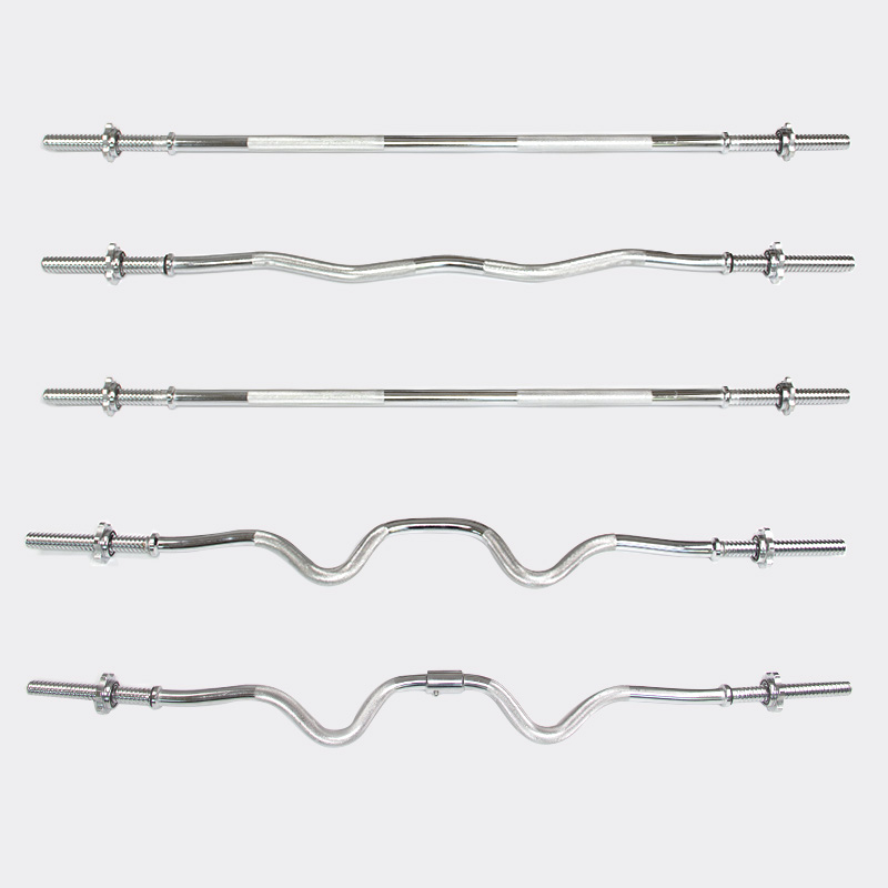 Двухсекционная штанга с изогнутой рукояткой – универсальный и мощный фитнес-инструмент