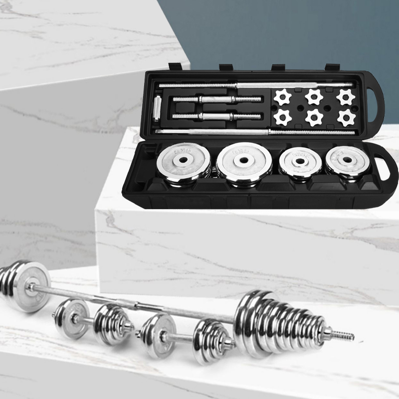 Набор гальванизированных гантелей