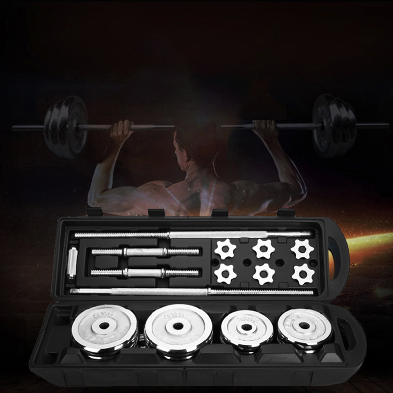 Набор гальванизированных гантелей