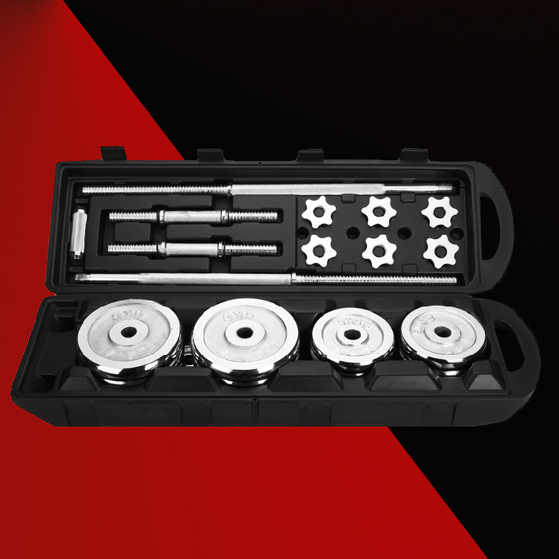 Набор гальванизированных гантелей