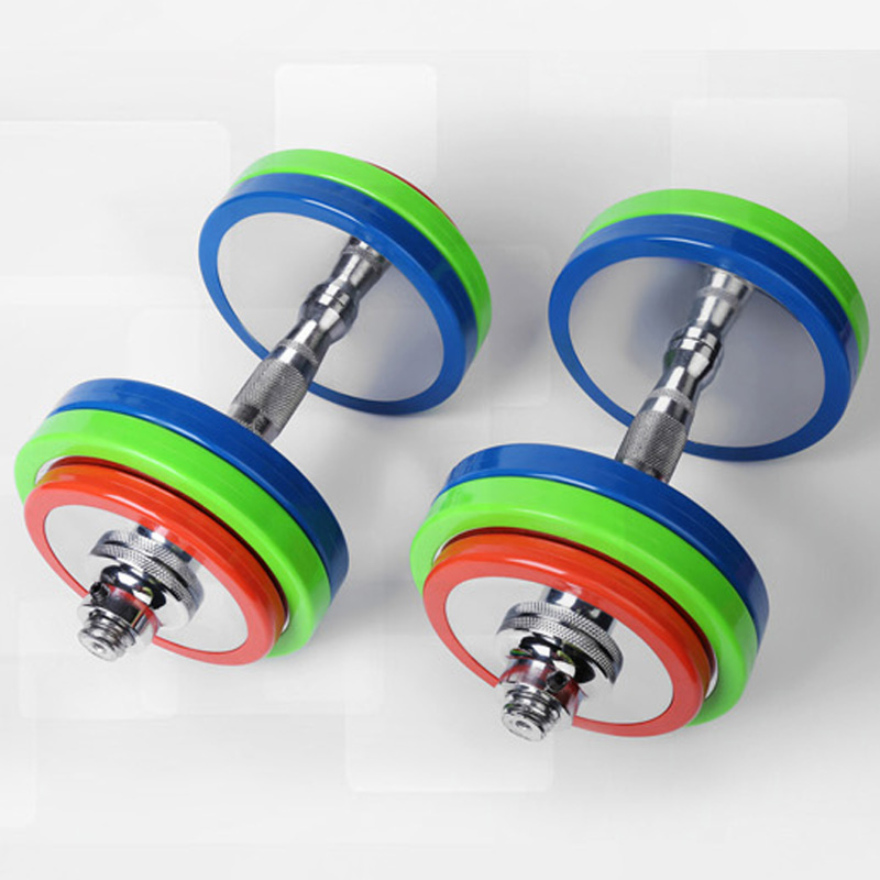 Набор гантелей с резиновыми