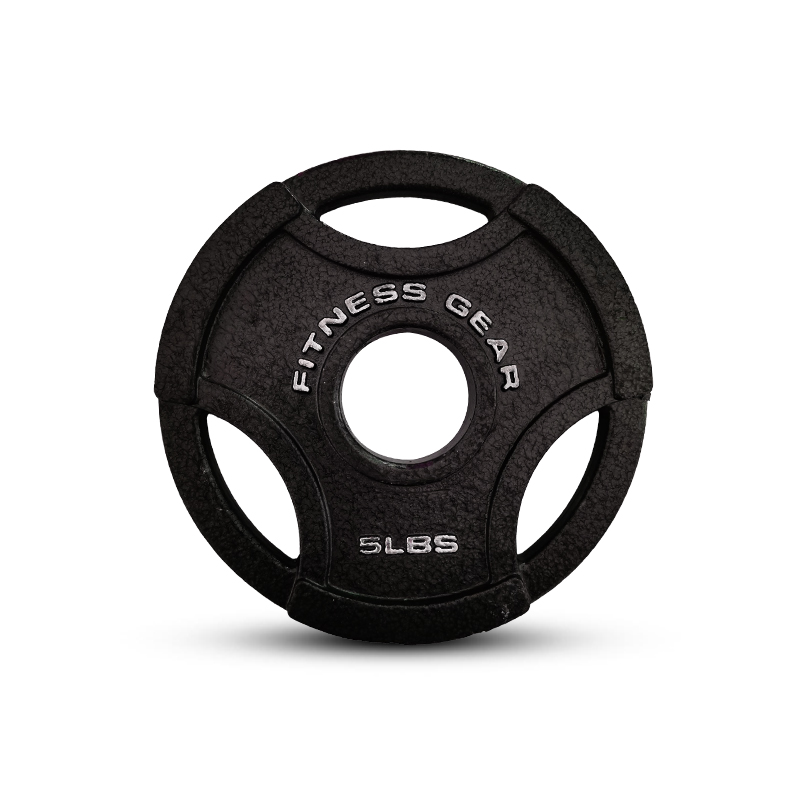 Окрашенные диски для гантелей с тремя отверстиями : точность ковки, исключительное глянцевое, долговечное лакокрасочное покрытие – точный и надежный выбор.