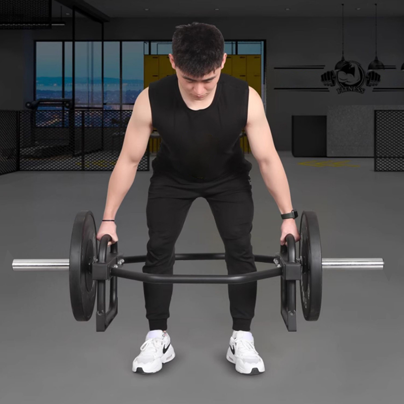 Становая тяга с шестигранной штангой