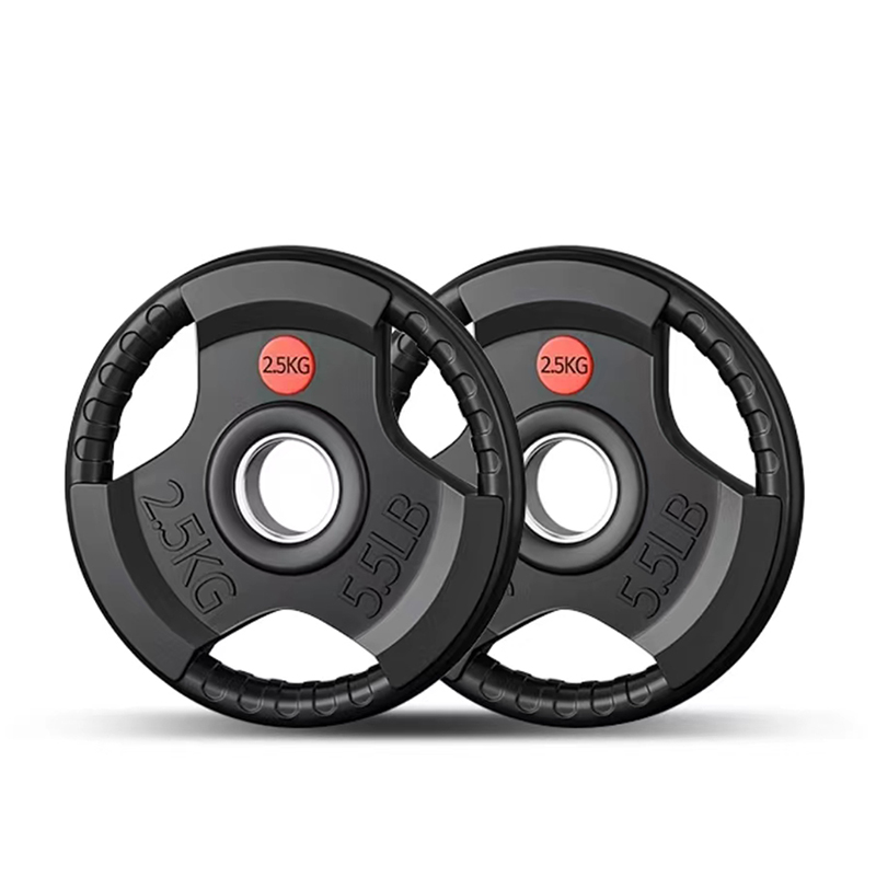 Трехдырочные резиновые блины для штанги