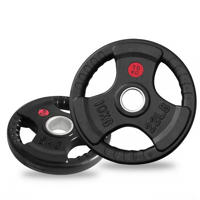 Трехдырочные резиновые блины для штанги