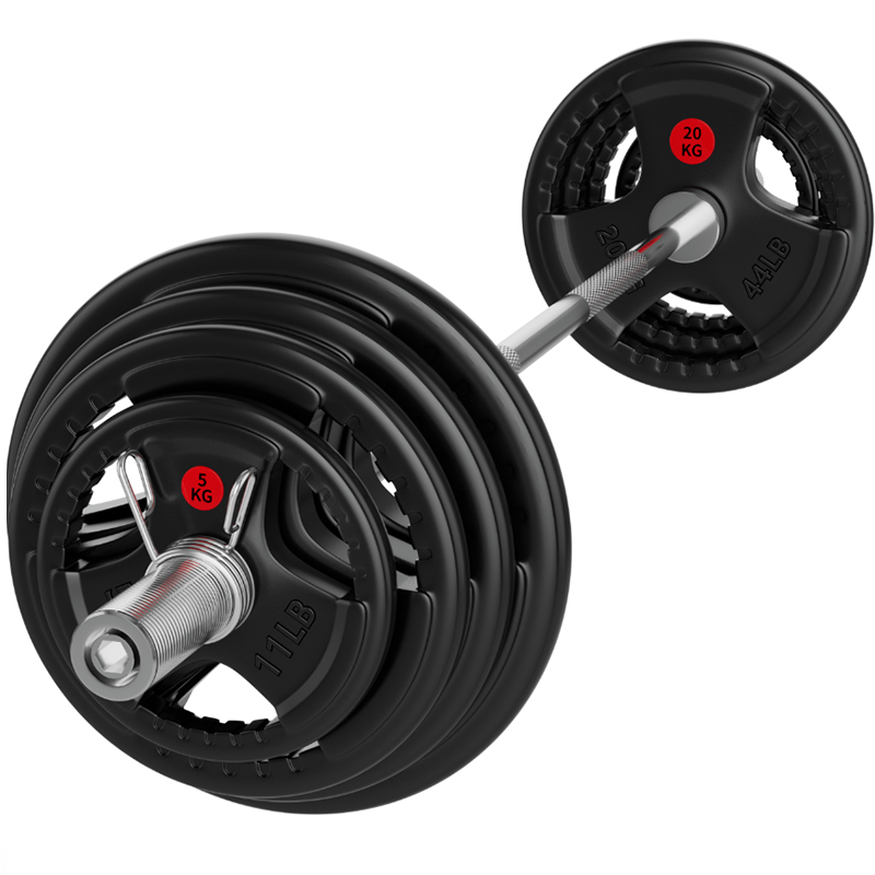 Трехдырочные резиновые блины для штанги