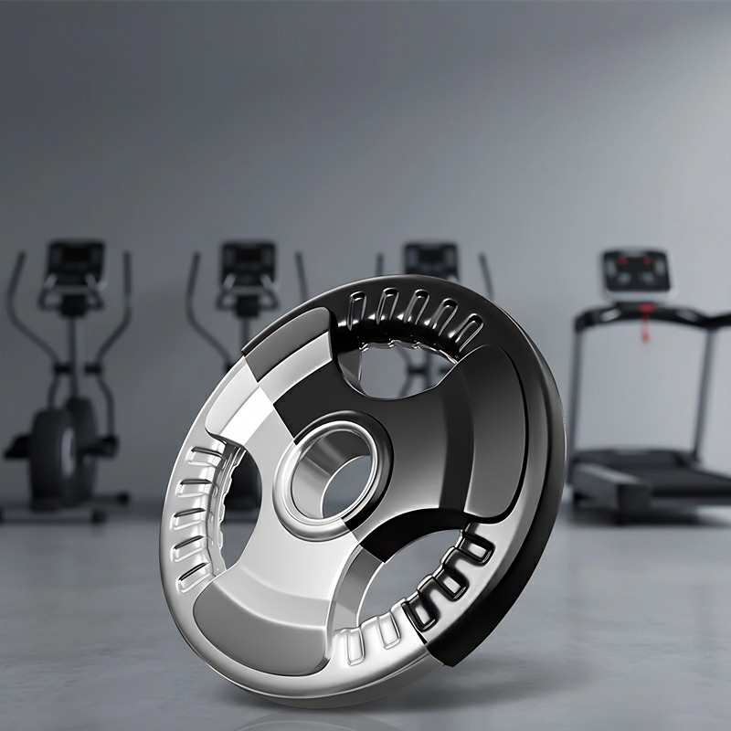 Трехдырочные резиновые блины для штанги