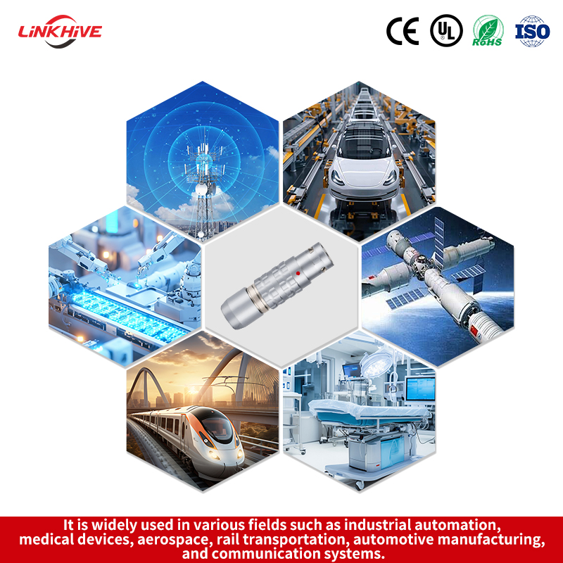 Разрывной круглый разъем серии B, специальная разработка с контактами от 2 до 48, OEM, для промышленного автоматизированного оборудования, передача питания и сигнала