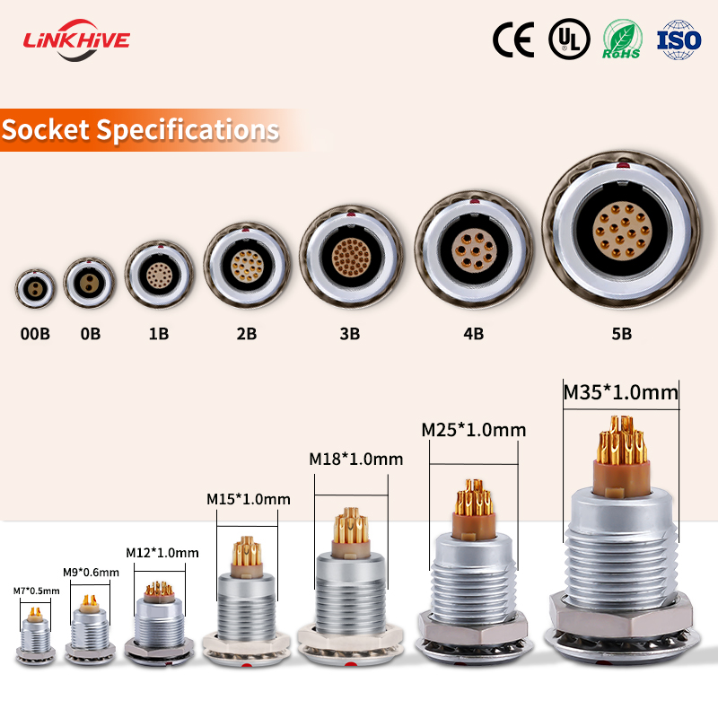 Разрывной круглый разъем серии B, специальная разработка с контактами от 2 до 48, OEM, для промышленного автоматизированного оборудования, передача питания и сигнала
