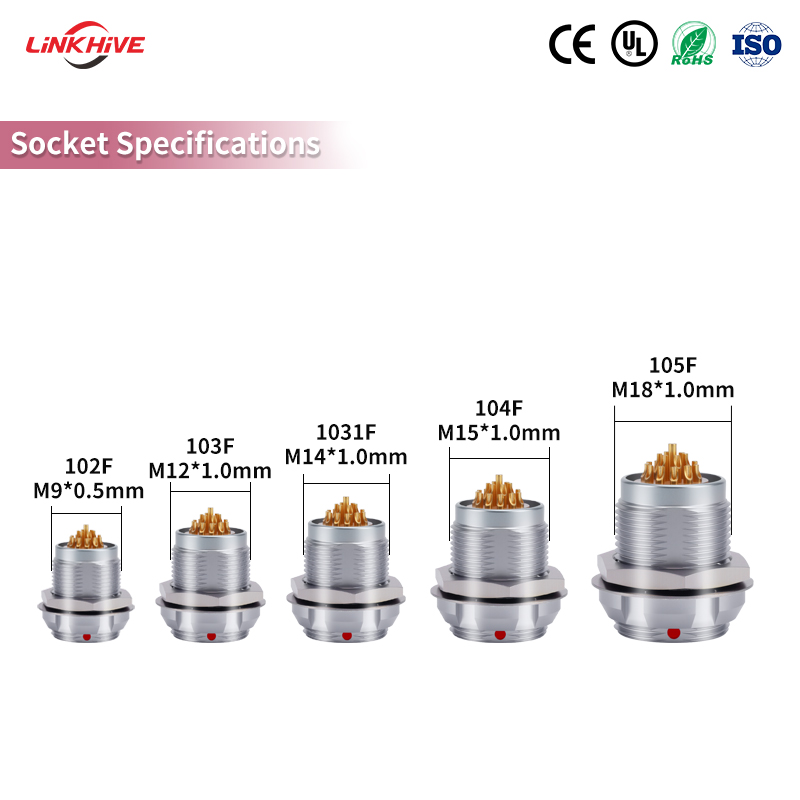 OEM / изготовление под заказ, соединители с толкательно-тяговым самоблокирующимся механизмом, многоконтактные (от 2 до 27 полюсов), типы, прямое соединение, водонепроницаемые соединители, совместимые с Fischer