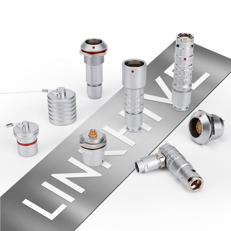 OEM-дизайн FGG/FHG/EGG/ENG/EHG/PHG/PKG/HEG/HGG, вилки и розетки, серия K, позолоченные контакты 0K–4K, соединители с толкательно-тяговым самоблокирующимся механизмом