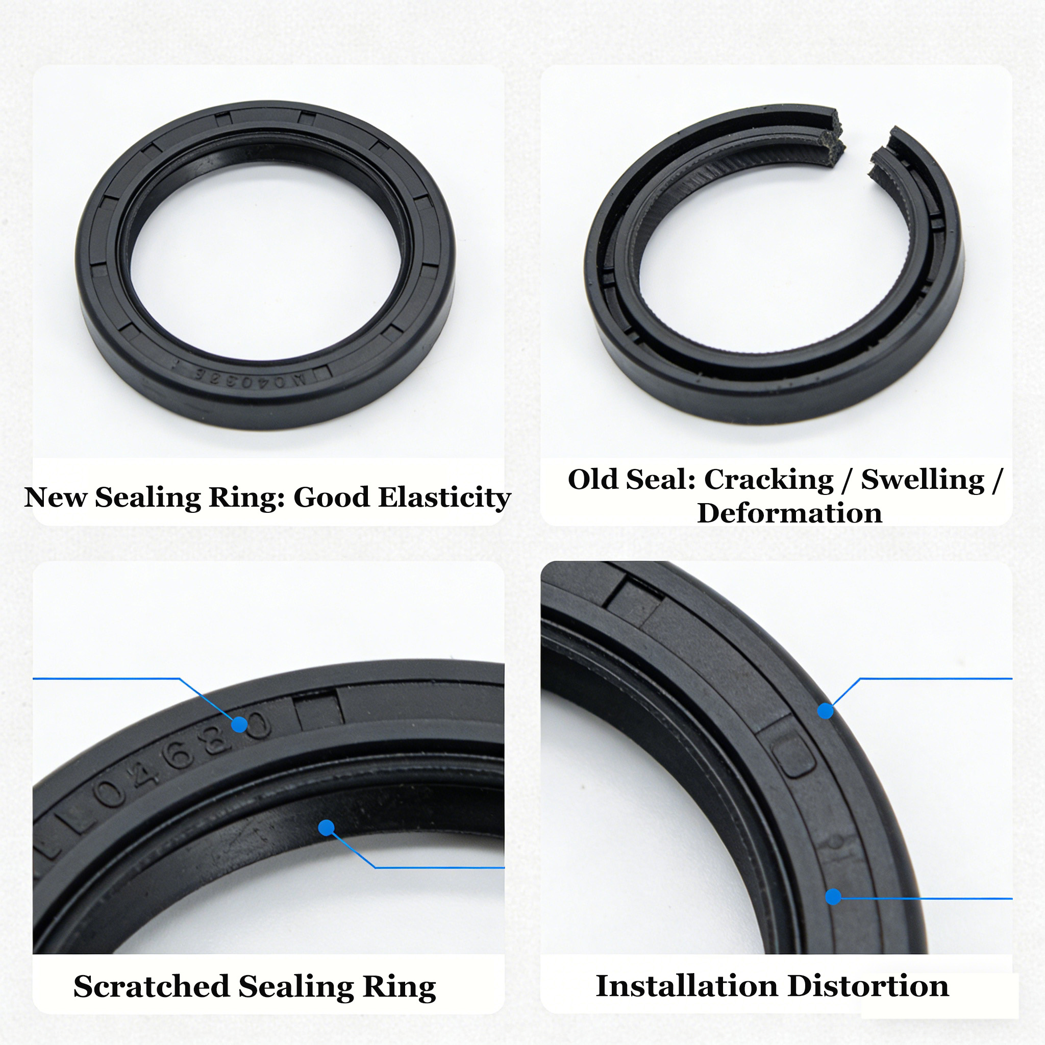 密封圈安装变形