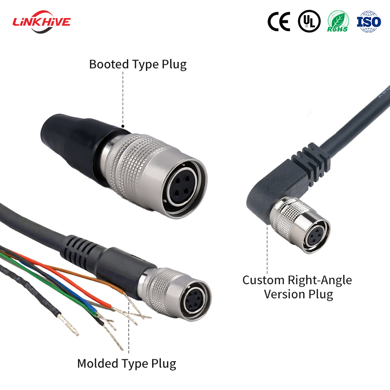 Серия RH Миниатюрные круглые электрические соединители с толкающе-тянущим механизмом блокировки