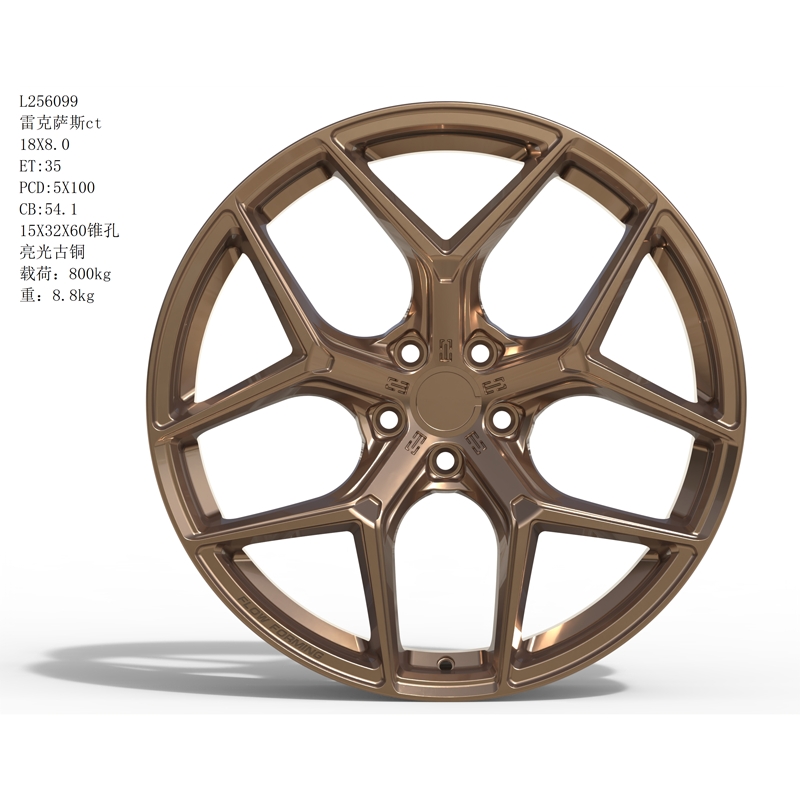 Индивидуальные диски L256113 для 2024 года TYPE R: 18X10, глянцевый чёрный, 5X120, PCD 64.1 мм, центральное отверстие 64.1 мм