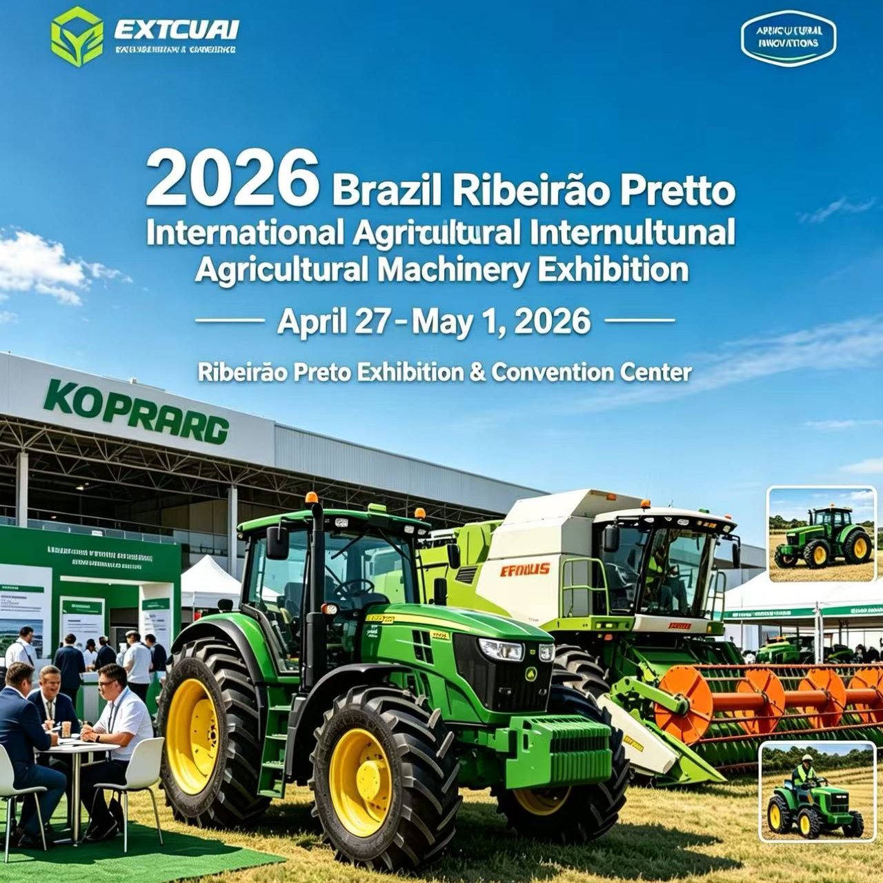С победой вернулись с выставки! Репортаж с международной сельхозвыставки Agrishow-2026 в Бразилии