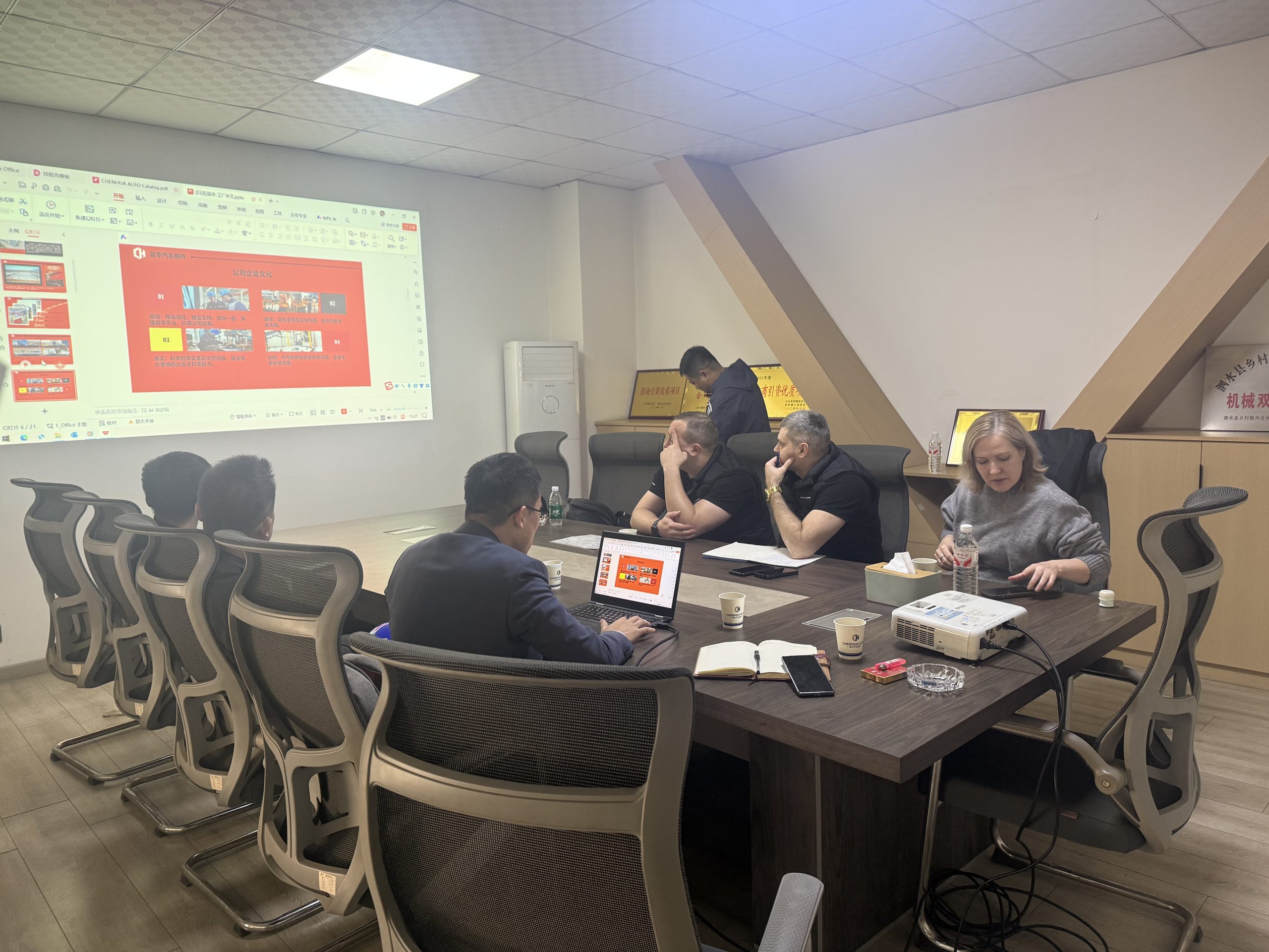 Рукопожатие через тысячи километров! Российские партнеры посетили наш завод, а руководство лично презентовало возможности производства!