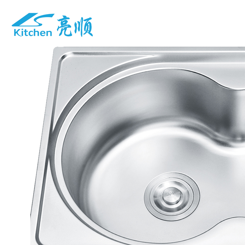 Специальная форма раковины для мытья посуды Single Bowl Sink Kitchen Farmhouse Kitchen Sink With Glass Washer