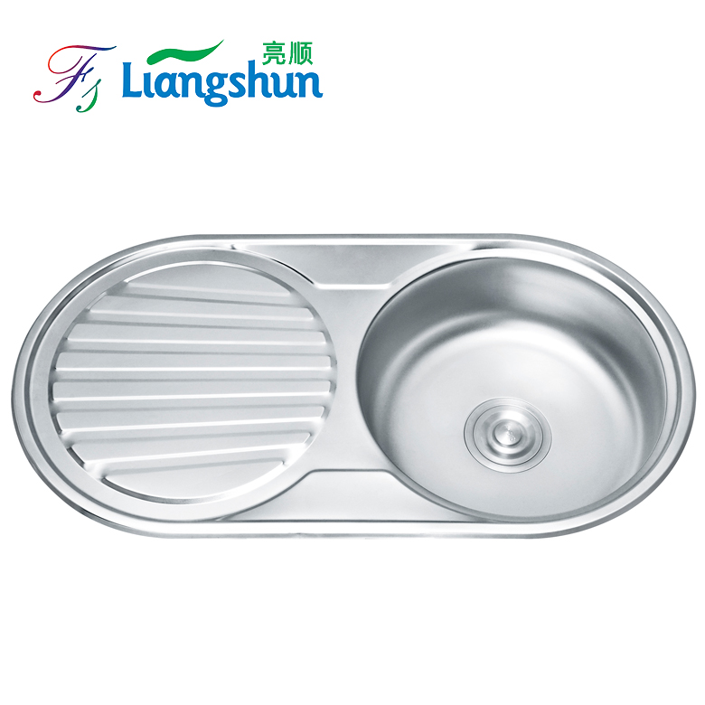 Современная мойка для кухни с нижним креплением Sus304 Farmhouse Kitchen Water Sink Smart Type Round Kitchen Sink