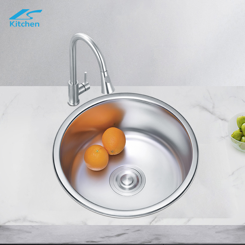 Маленькая круглая раковина для ванной комнаты, кухонная раковина Lavabo Table Top Wash Art Basin Single Bolw Sinks