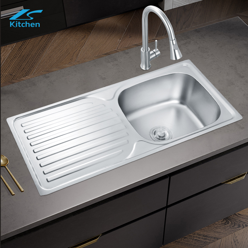 Индивидуальная конфигурация мойки для кухни LS-9643 с одной чашей