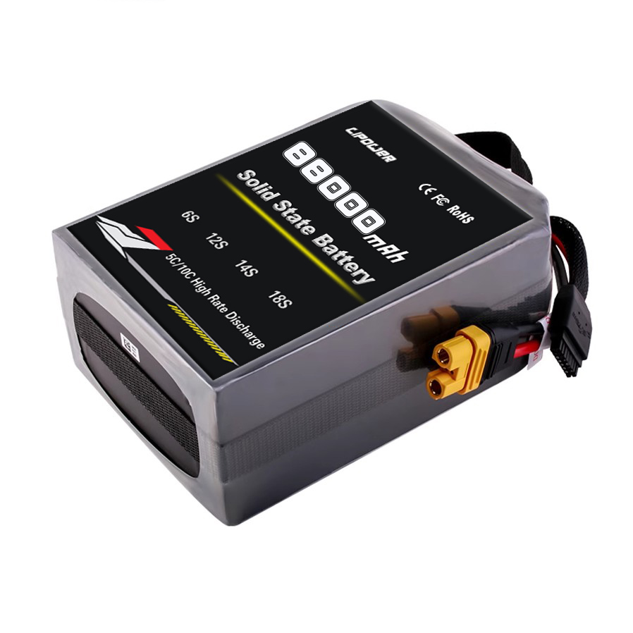 80000mah 22,2v 44,4v 51,8v высокоплотная полутвердая батарея литиевая полимерная батарея