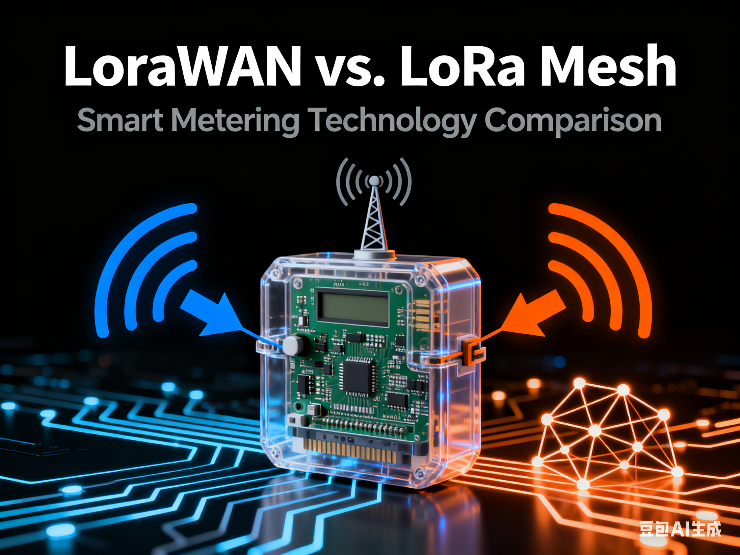 LoRaWAN и LoRa Mesh: сравнение технологий интеллектуального учёта (2025)