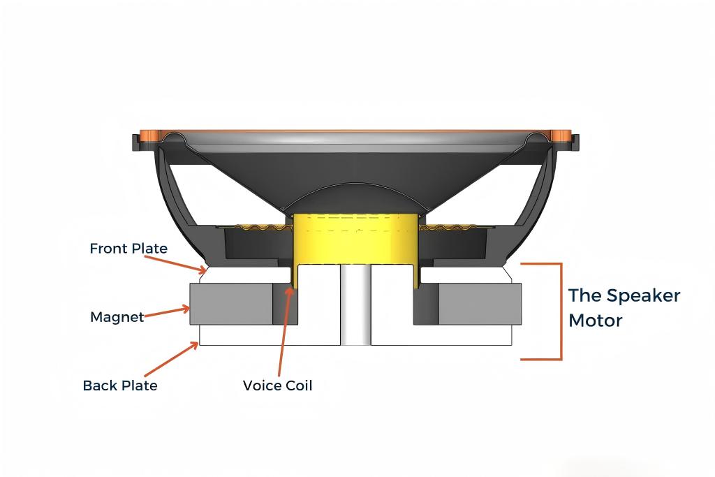 Что такое звуковая катушка громкоговорителя? (И как она работает)