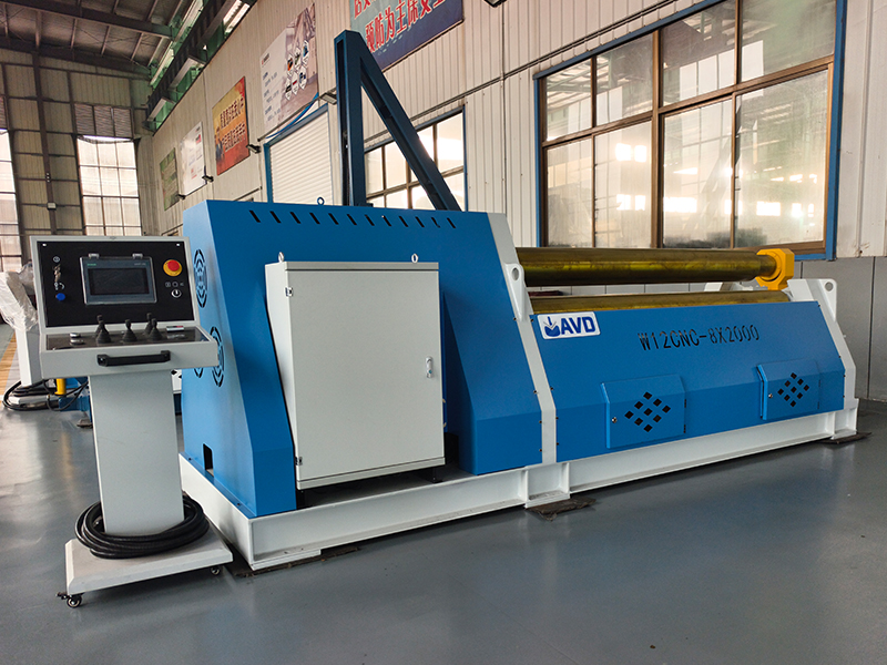 W12CNC-8X2000 Четырехроликовый листопрокатный станок