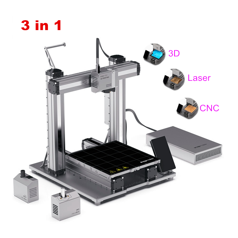 3 в 1 ЧПУ маршрутизатор лазерный гравер 3D принтер машина-CNCSMA150