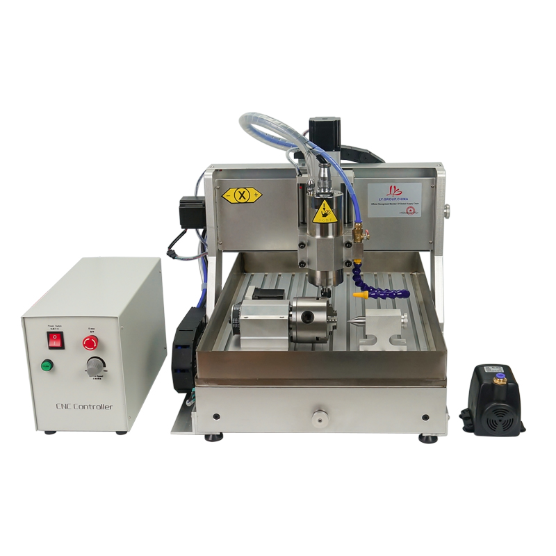 Мини CNC Router 3040Z с водяным баком Гравировально-фрезерный станок 800W 1.5KW 2.2KW VFD шпиндель-CL1089