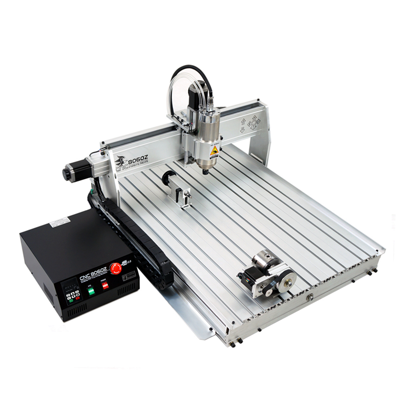 YOOCNC 8060Z CNC гравировальный станок 2200W для ПВХ ABS PCB древесины алюминия работы-CH1047