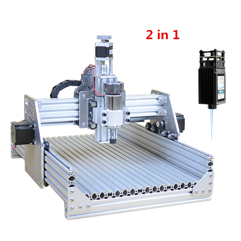 DIY 2030 мини CNC Router гравер лазерная гравировальная машина 500Mw 2500mW 2 в 1-CS0001