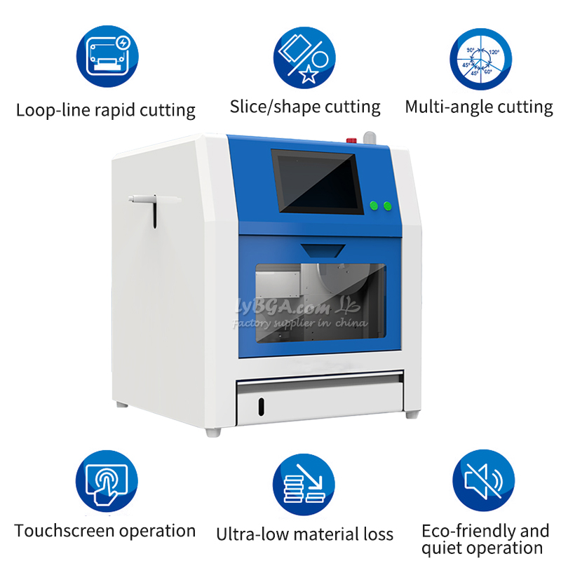 Настольный мини-станок для резки проволокой LY-180 с многоугольной резкой. Профессиональная резка различных твердых и хрупких материалов, возможность резки как плоских, так и профильных заготовок-CMT122
