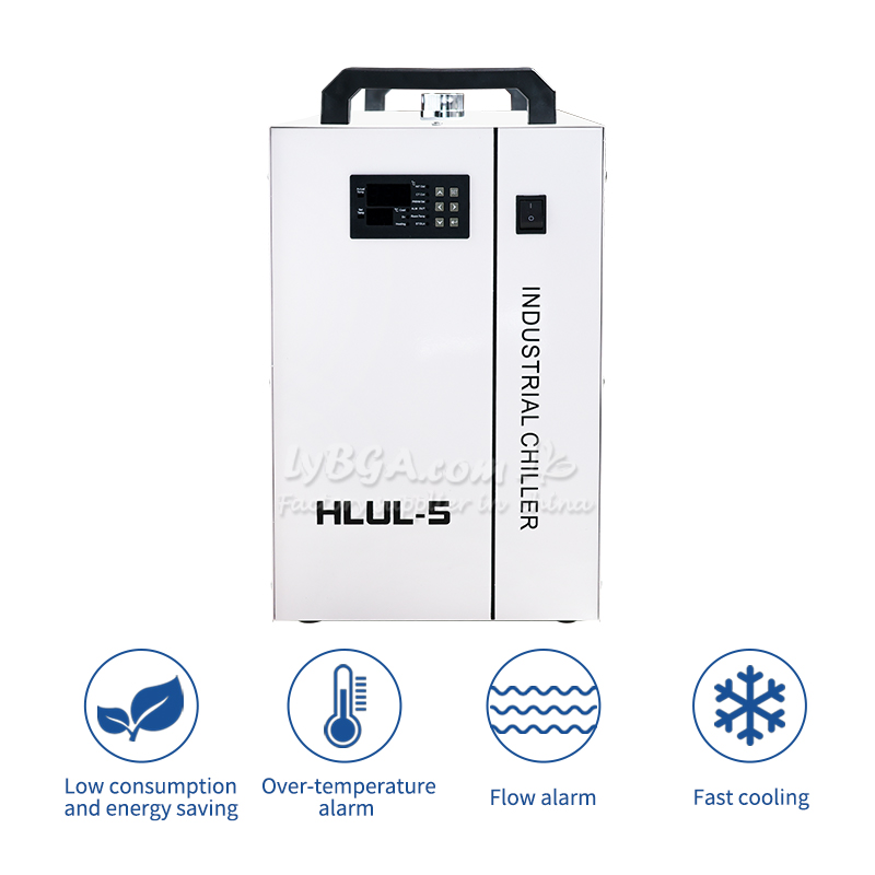 LY HLFL-5 UV Laser Chiller для ультрафиолетовой лазерной маркировки Емкость резервуара для воды 6 л Максимальный напор 15 м-L41017
