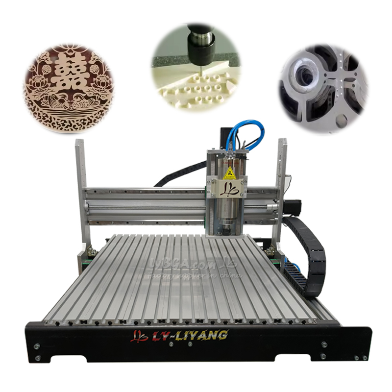 LYBGACNC промышленный автономный станок для гравировки, сверления и фрезерования с ручным управлением и системой управления DAPSCNC, модели LYFS3090, 6090, 80120; рабочий ход 300*900 и 600*900 мм-CD1099