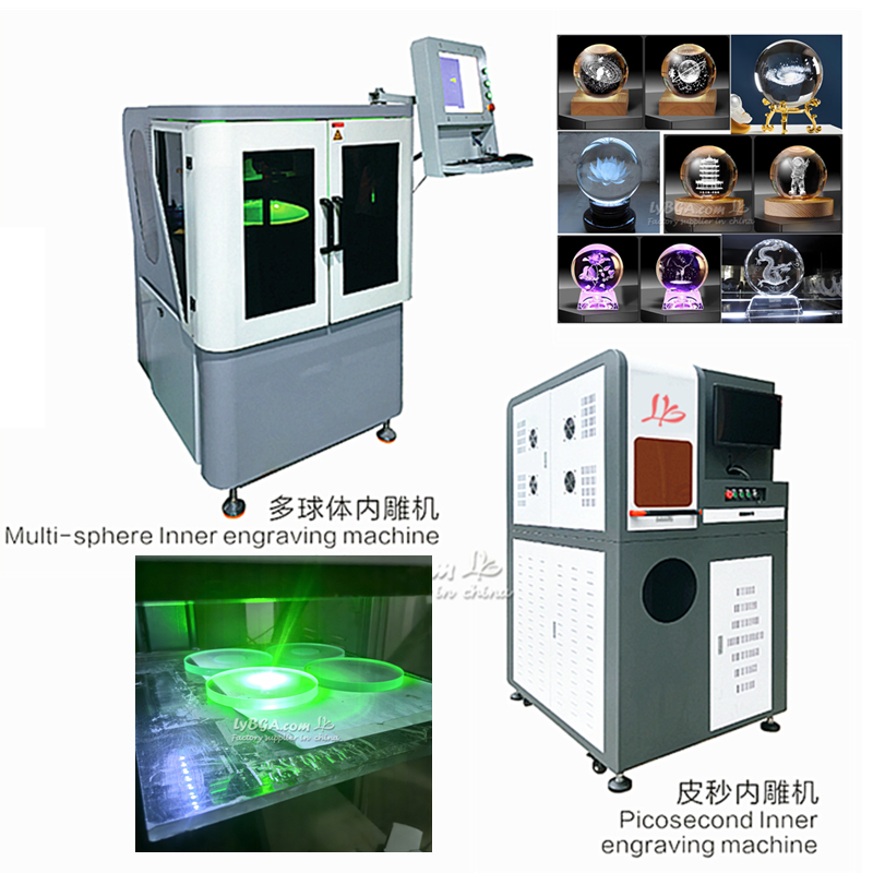 LY Laser станок для внутренней гравировки 2D и 3D модели LY-C001–006