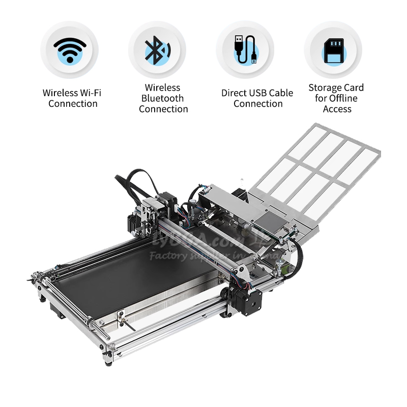 LY A4 Размер Профессиональный Собранный Автоматическая Подача Бумаги Drawbot Ручка Пишущая Рисуя Робот Машина Письмо Corexy Нормальная Версия Рамка Плоттер Комплект-L10118-1